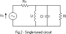 Basic single tuned schematic