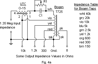 1.35 Meg circuit to use with Ouncer O-15 transformer