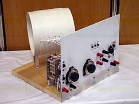Front view of radio